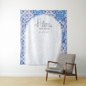 Siciliaanse majolica achtergrond – Italiaans citro Wandkleed (In situ)