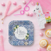 Siciliaanse Majolica Paper Bord – Lemon Theme (Feest)