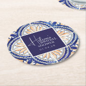 Siciliaanse Majolica Ronde Onderzetter – Lemon The (Gebogen)