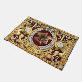 Siciliaanse medaille van Trinacria Deurmat (Schuin)