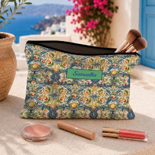 Siciliaanse mediterrane citrus blauwe tegels etui