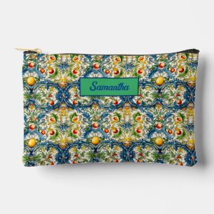 Siciliaanse mediterrane citrusblauwe tegels etui