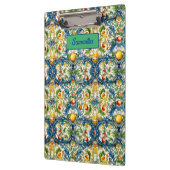 Siciliaanse mediterrane citrusblauwe tegels klembord (Links)