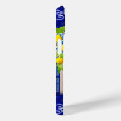 Siciliaanse mediterrane majolica citrusblauwe tege Case-Mate iPhone case (Achterkant / Rechts)