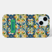 Siciliaanse mediterrane sinaasappels majolica Case-Mate iPhone case (Achterkant (horizontaal))