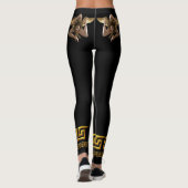 Siciliaanse Medusa Athletische Leggings (Achterkant)