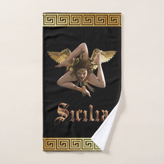Siciliaanse Medusa Gift Towel Set Bad Handdoek (Handdoek)