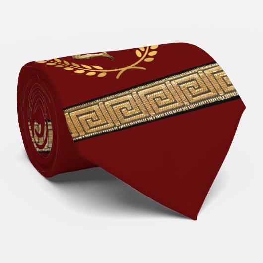 Siciliaanse Medusa Persoonlijke Stropdas (Opgerold)
