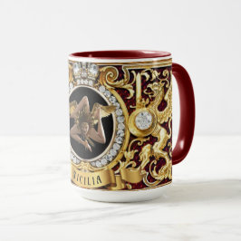 Siciliaanse Medusa Trinacria cadeaumok Mok