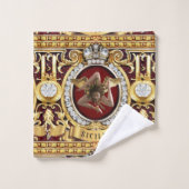 Siciliaanse Medusa Trinacria Gift Guest Bad Handdoek (Wasdoekje)