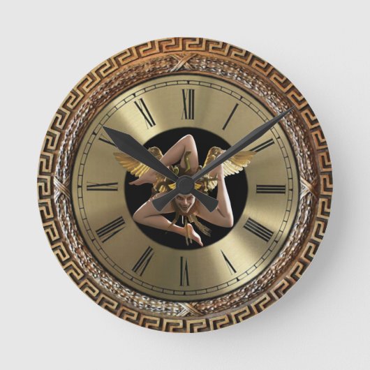 Siciliaanse Medusa wandklok (Voorkant)