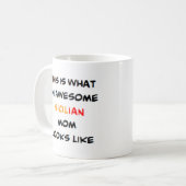 Siciliaanse moeder, geweldig koffiemok (Voorkant links)