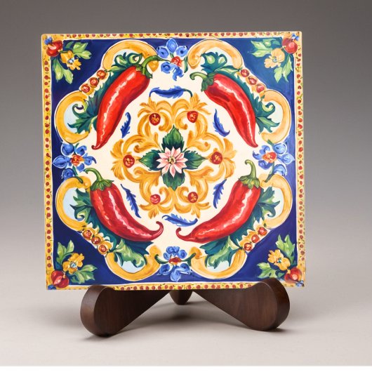 Siciliaanse paprika tegeltje