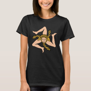 Siciliaanse Pride Sicilia Sicilian Trinacria T-shirt
