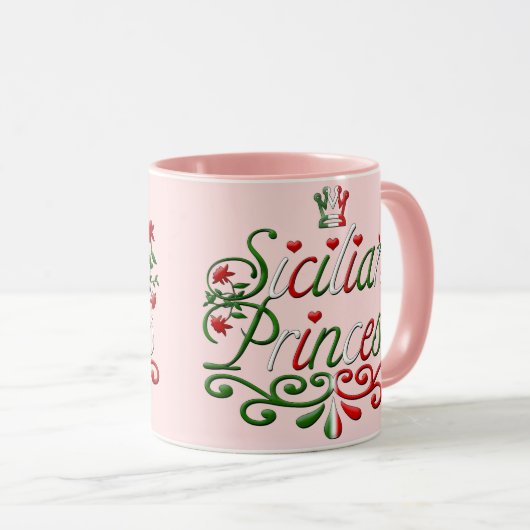Siciliaanse prinses Mok (Voorkant rechts)