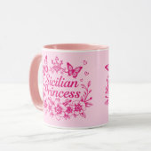 Siciliaanse prinses mok (Voorkant links)
