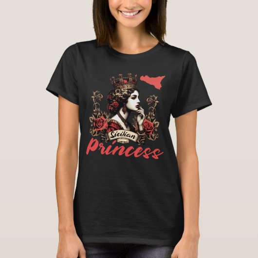 Siciliaanse prinses t-shirt (Voorkant)