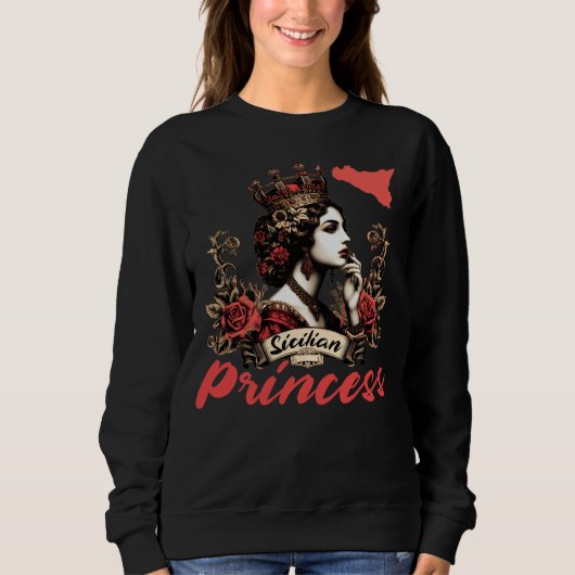 Siciliaanse prinses T-shirt (Voorkant)
