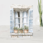 Siciliaanse raam Planten denken aan jou Kaart (Achterkant)