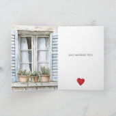 Siciliaanse raam Planten denken aan jou Kaart (Binnen)