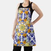 Siciliaanse stijl, citroenen, majolica schort (Insitu)