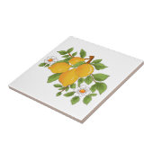 Siciliaanse stijl,majolica,citroenen tegeltje (Zijkant)