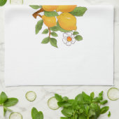 Siciliaanse stijl,majolica,citroenen theedoek (Gevouwen)