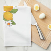 Siciliaanse stijl,majolica,citroenen theedoek (Quarter Fold)