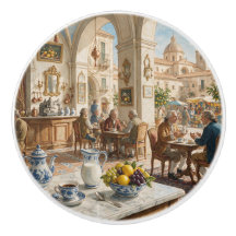 Siciliaanse stijl Palermo koffiehuis uit de 1700's
