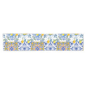 Siciliaanse stijl, zomerbaanbreker korte tafelloper (Horizontaal)