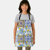 Siciliaanse stijl, zomerkunst All-Over Print Apron Schort (Insitu)