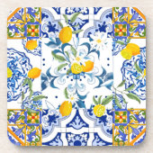 Siciliaanse stijl, zomerkunst bier onderzetter (Voorkant)