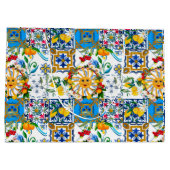 Siciliaanse stijl, zomerkunst, citroenen groot cadeauzakje (Achterkant)