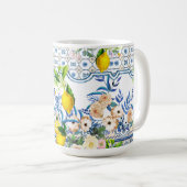 Siciliaanse stijl, zomerkunst koffiemok (Voorkant rechts)