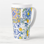 Siciliaanse stijl, zomerkunst Latte Mok (Rechterhoek)