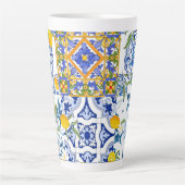 Siciliaanse stijl, zomerkunst Latte Mok (Voorkant)