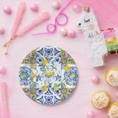 Siciliaanse stijl, zomerkunst papieren bordje (Feest)