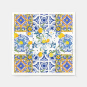 Siciliaanse stijl, zomerkunst servet (Voorkant)