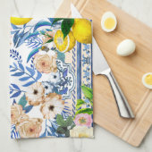 Siciliaanse stijl, zomerkunst theedoek (Quarter Fold)