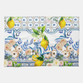Siciliaanse stijl, zomerkunst theedoek (Horizontaal)