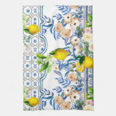 Siciliaanse stijl, zomerkunst theedoek (Verticaal)