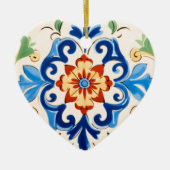 Siciliaanse Tegel Patroon Keramisch Ornament (Voorkant)