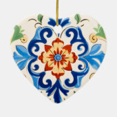 Siciliaanse Tegel Patroon Keramisch Ornament (Achterkant)