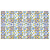 Siciliaanse tegels, citroenen, majolica tablecloth tafelkleed (Voorkant (Horizontaal))