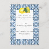 Siciliaanse Tegels in het Middellandse-Zeegebied L Informatiekaartje (Voorkant)