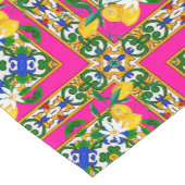 Siciliaanse tegels, mozaïek, barok, korte tafelloper (Hoek)