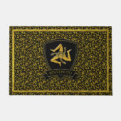 Siciliaanse Trinacria barokke deurmat (Voorkant)