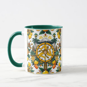 Siciliaanse Trinacria Design Mok