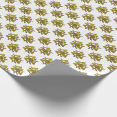 Siciliaanse Trinacria en uw kleur Cadeaupapier (Hoek)