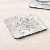 Siciliaanse Trinacria Fresco Kijk Onderzetter (Linkerzijde)